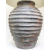 Lampa ceramiczna prążkowana Rustykalna z abażurem 90cm